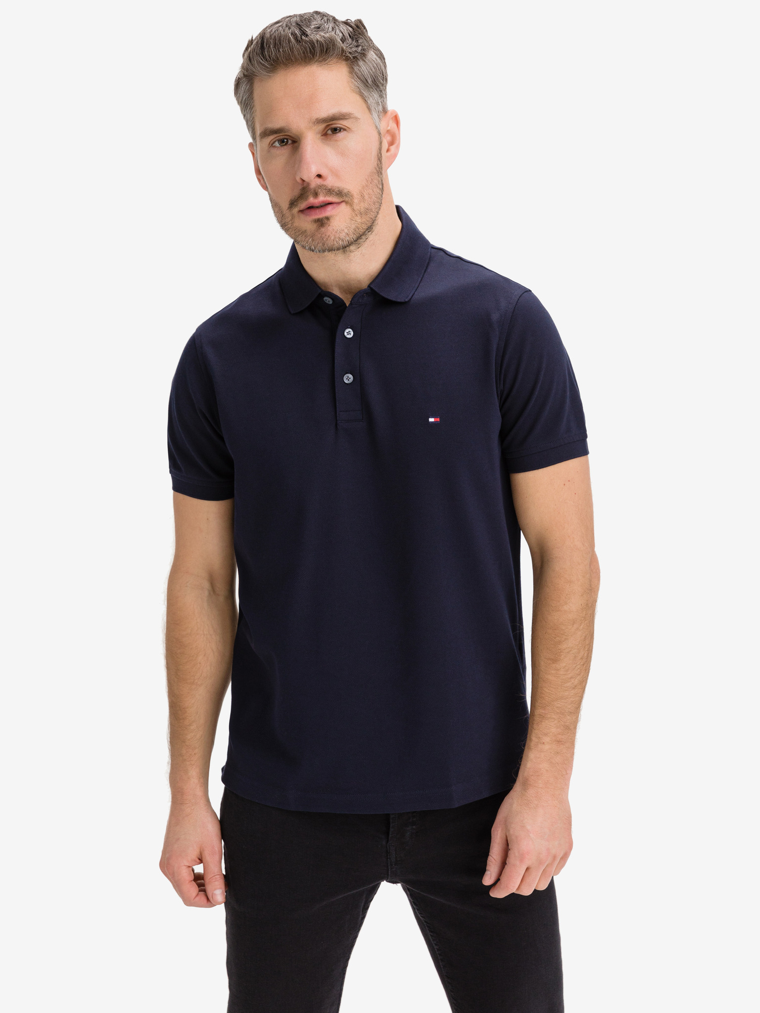 Obrázok 1985 Polo tričko Tommy Hilfiger | Modrá | Pánske | XXL