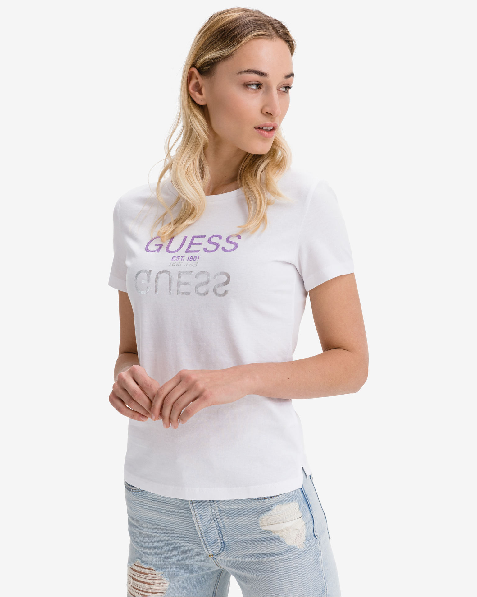 Obrázok Glenna Tričko Guess | Biela | Dámske | S