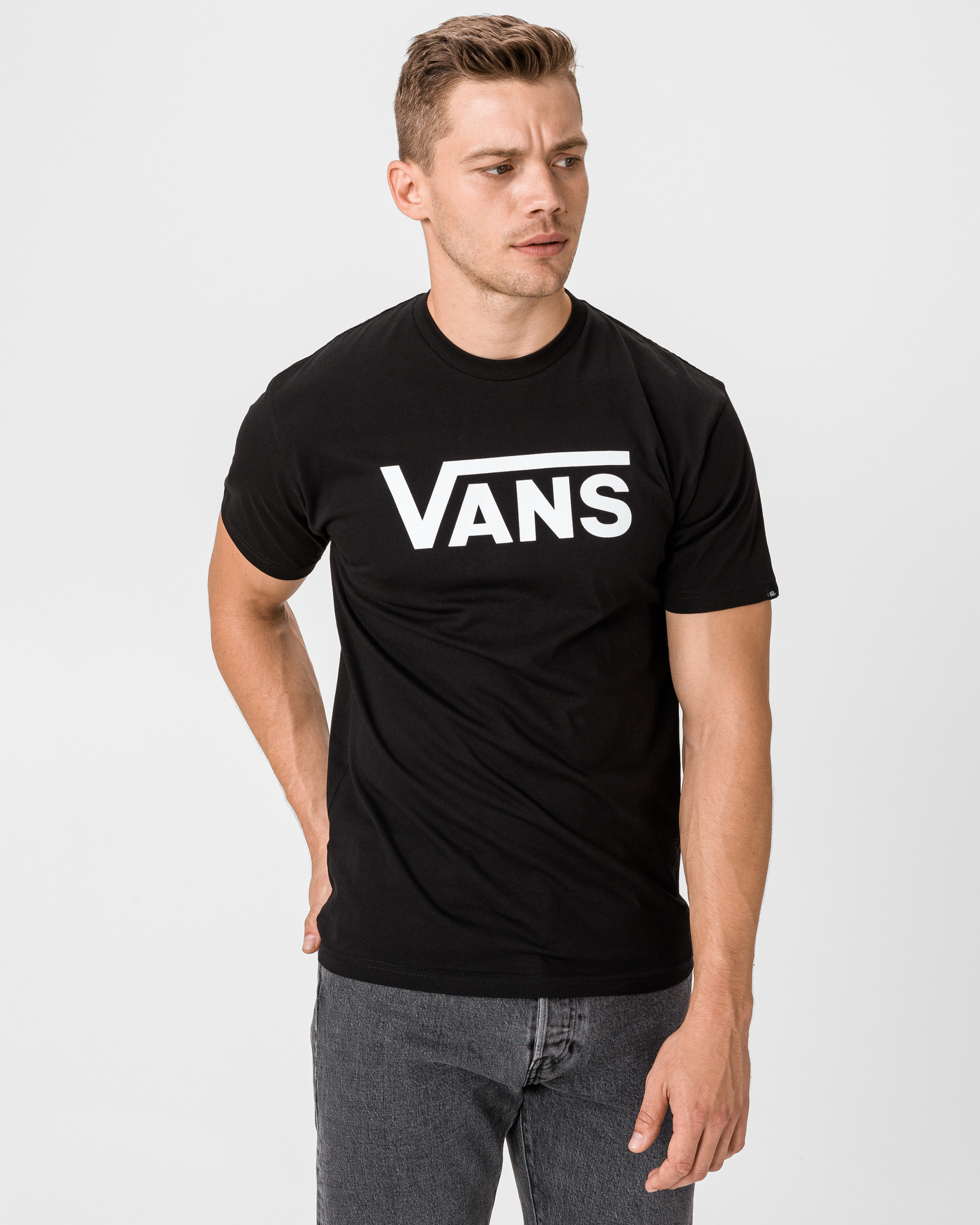 vans classic t shirt black