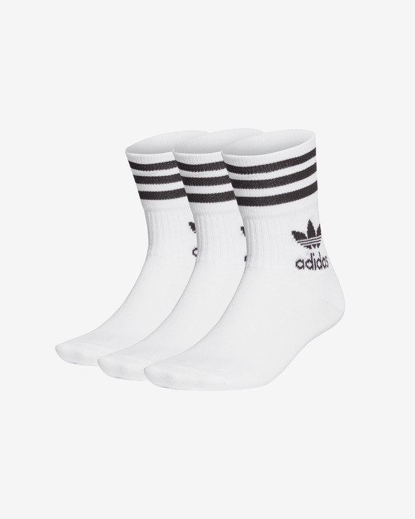 adidas Originals 3 Paar Socken Weiß