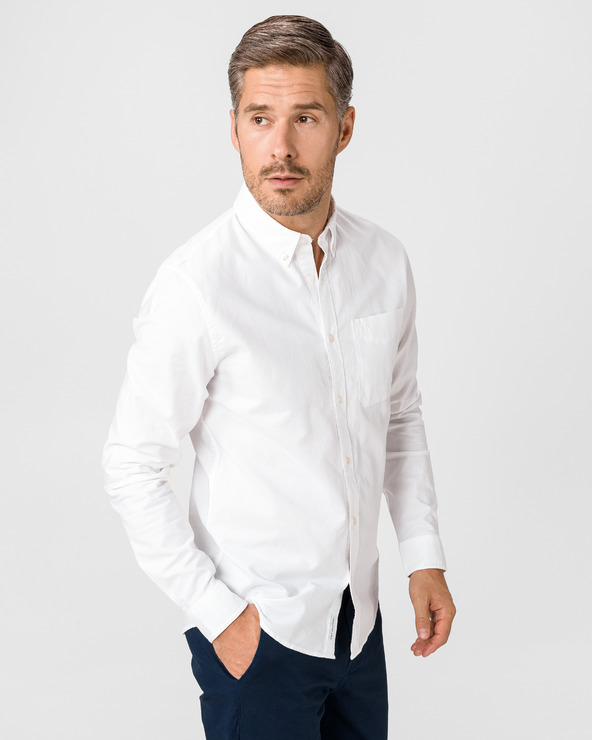Calvin Klein Oxford Hemd Weiß