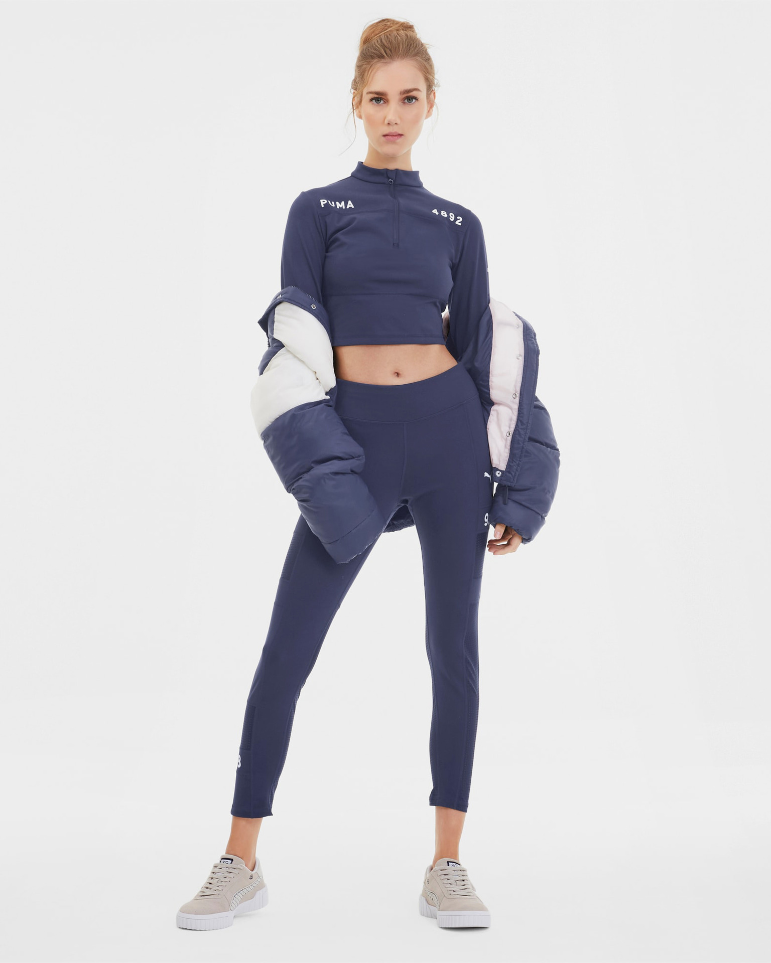 PUMA x Vogue seamless leggings in navy