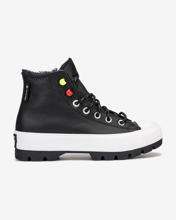 black converse ankle boots