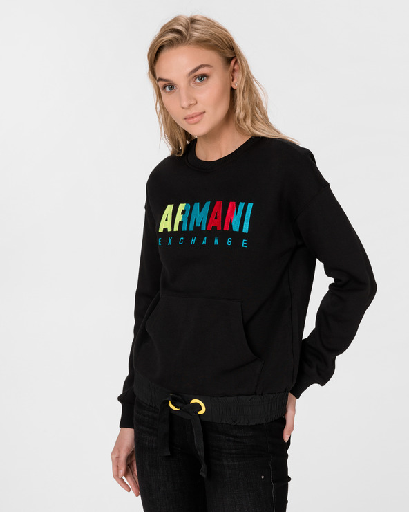 Armani Exchange Sweatshirt Schwarz