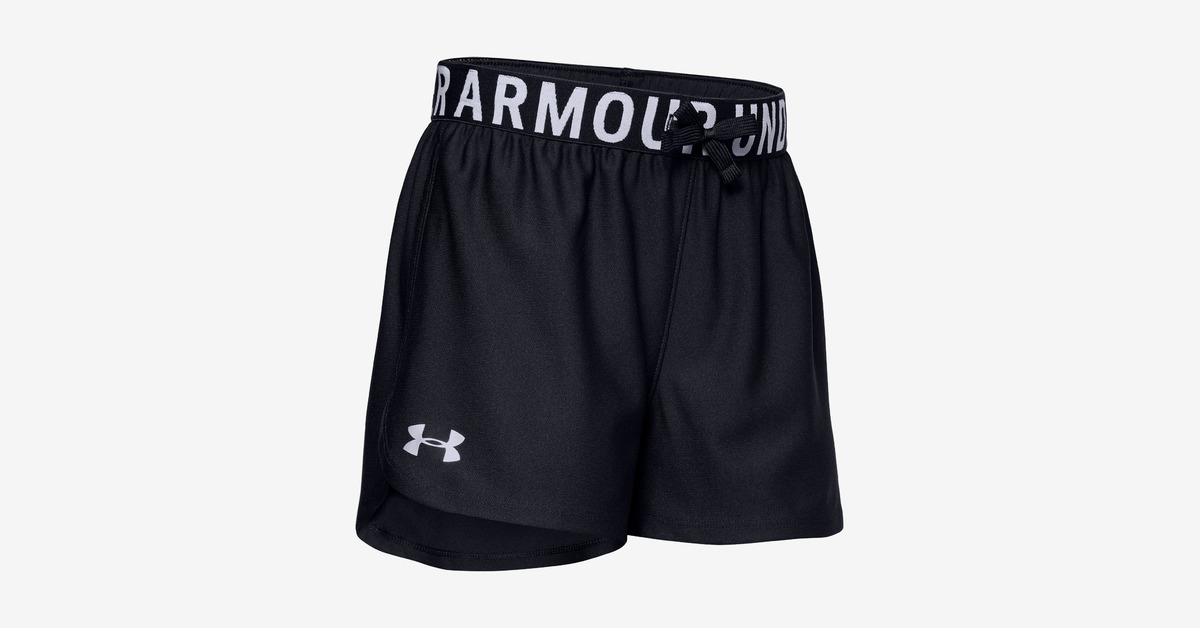  Under Armour Girls Play Up Solid Shorts