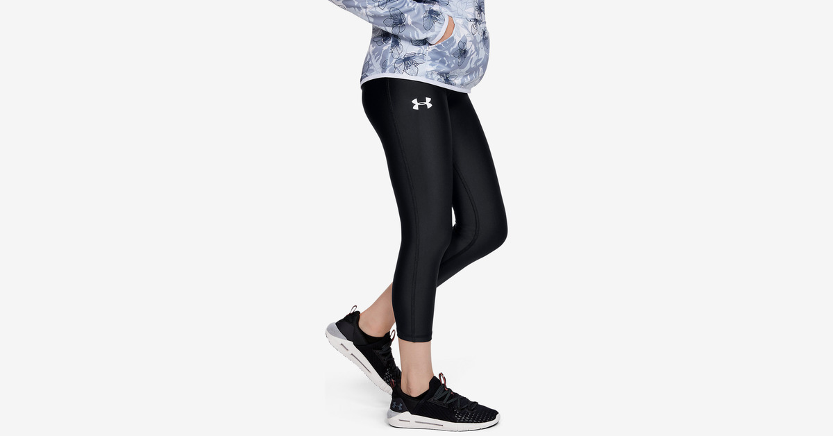 Under Armour Girls HeatGear Armour Ankle Crop Leggings : : Clothing,  Shoes & Accessories