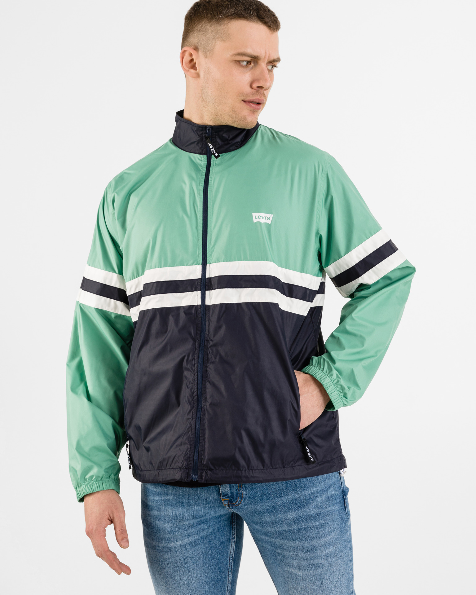 Levi's® - Colorblocked Windbreaker Jacket 