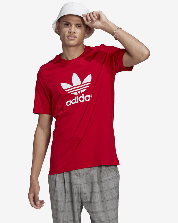 adidas Originals Adicolor Classics Trefoil T-Shirt Rot