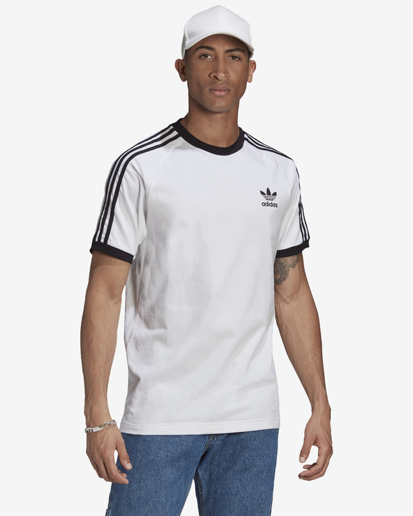 adidas Originals Adicolor Classics 3-Stripes T-Shirt Weiß