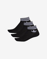 adidas Originals Trefoil Ankle Ponožky 3 páry