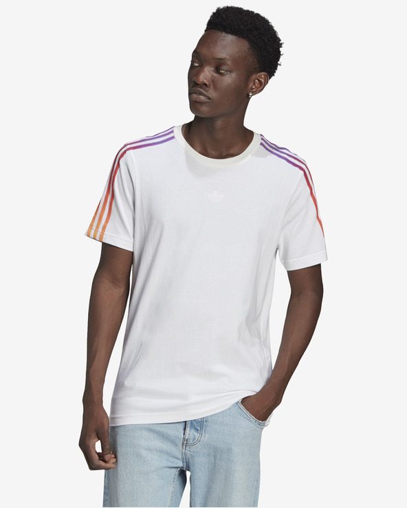 adidas Originals Sprt 3-Stripes T-Shirt Weiß