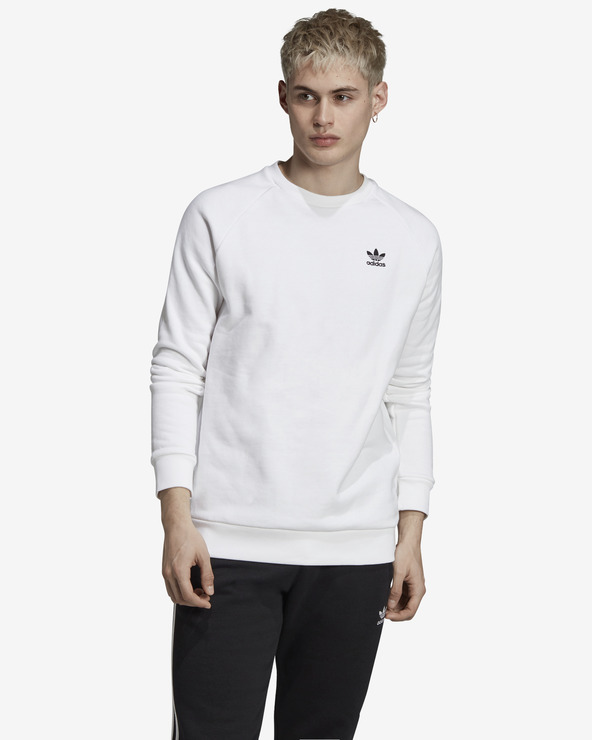 adidas Originals Essential Crew Sweatshirt Bianco