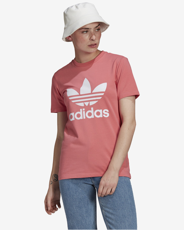 adidas Originals Adicolor Classics Trefoil T-Shirt Rosa