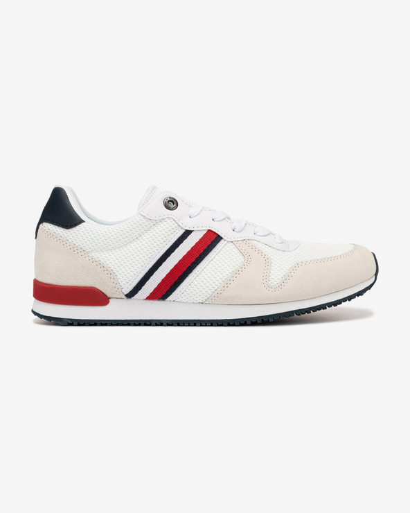 Tommy Hilfiger Iconic Material Mix Runner Teniși Alb
