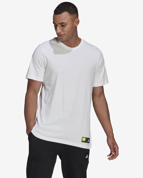 adidas Performance Athletics Graphic T-Shirt Weiß