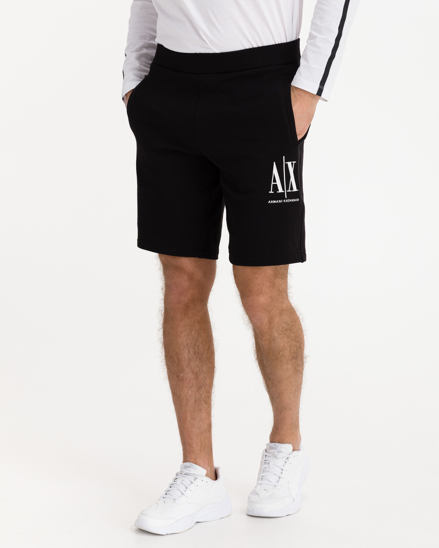 A|x Armani Exchange Armani Exchange Men's Slim-Fit Black Windowpane Wool  Suit Pants | Hawthorn Mall