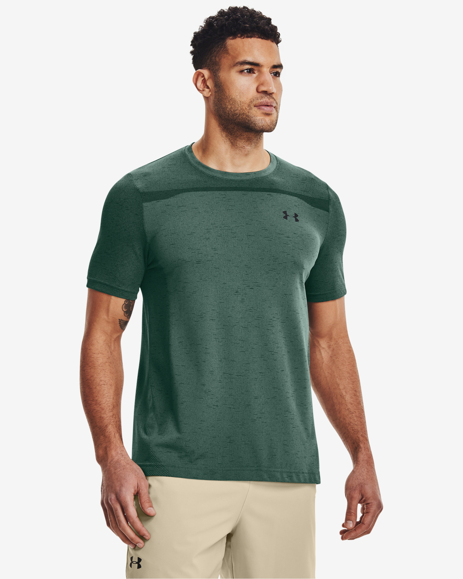 mens green under armour t shirt