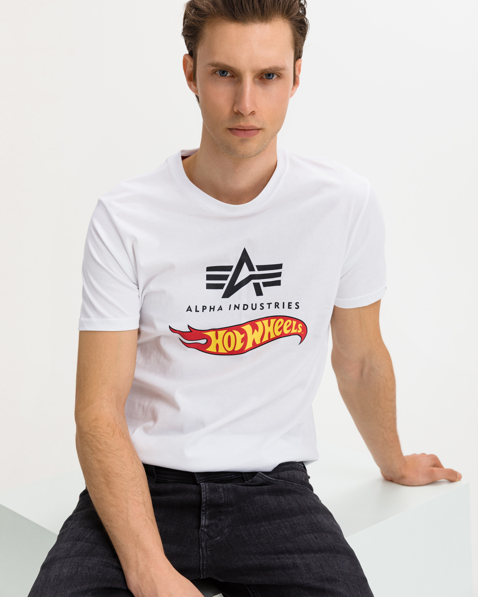 T-shirt Flag Hot Industries Wheels - Alpha