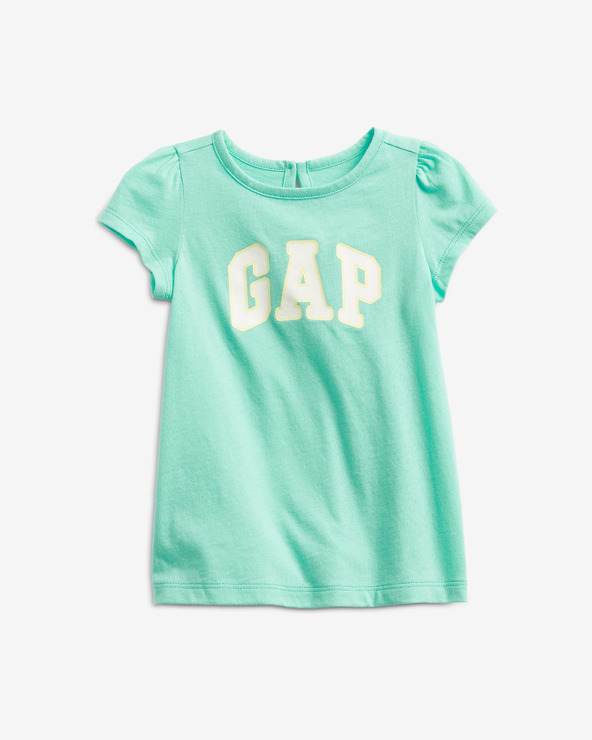 Levně GAP logo Šaty dětské Modrá