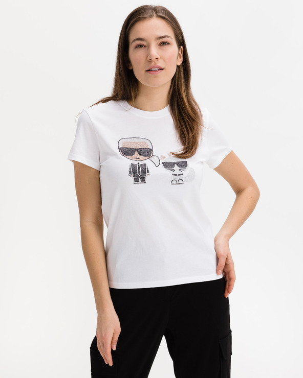 Karl Lagerfeld Ikonik T-shirt Byal