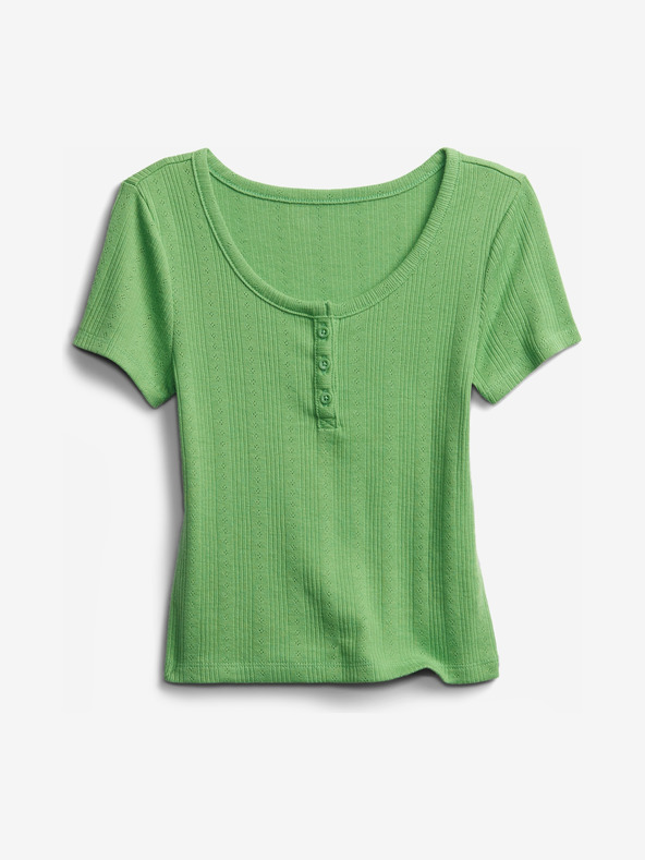 GAP Henley Koszulka dziecięce Zielony