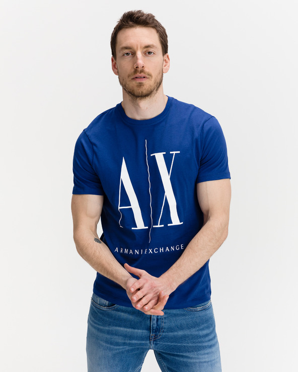 armani exchange t shirt blue