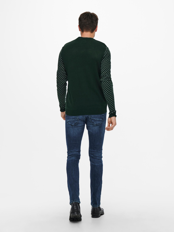 ONLY & SONS X-mas Sweater Verde