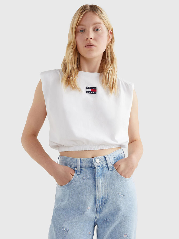Tommy Jeans T-shirt Byal