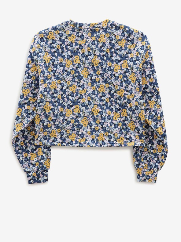 Vans Deco Ditsy Crop Crew Sweatshirt Azul