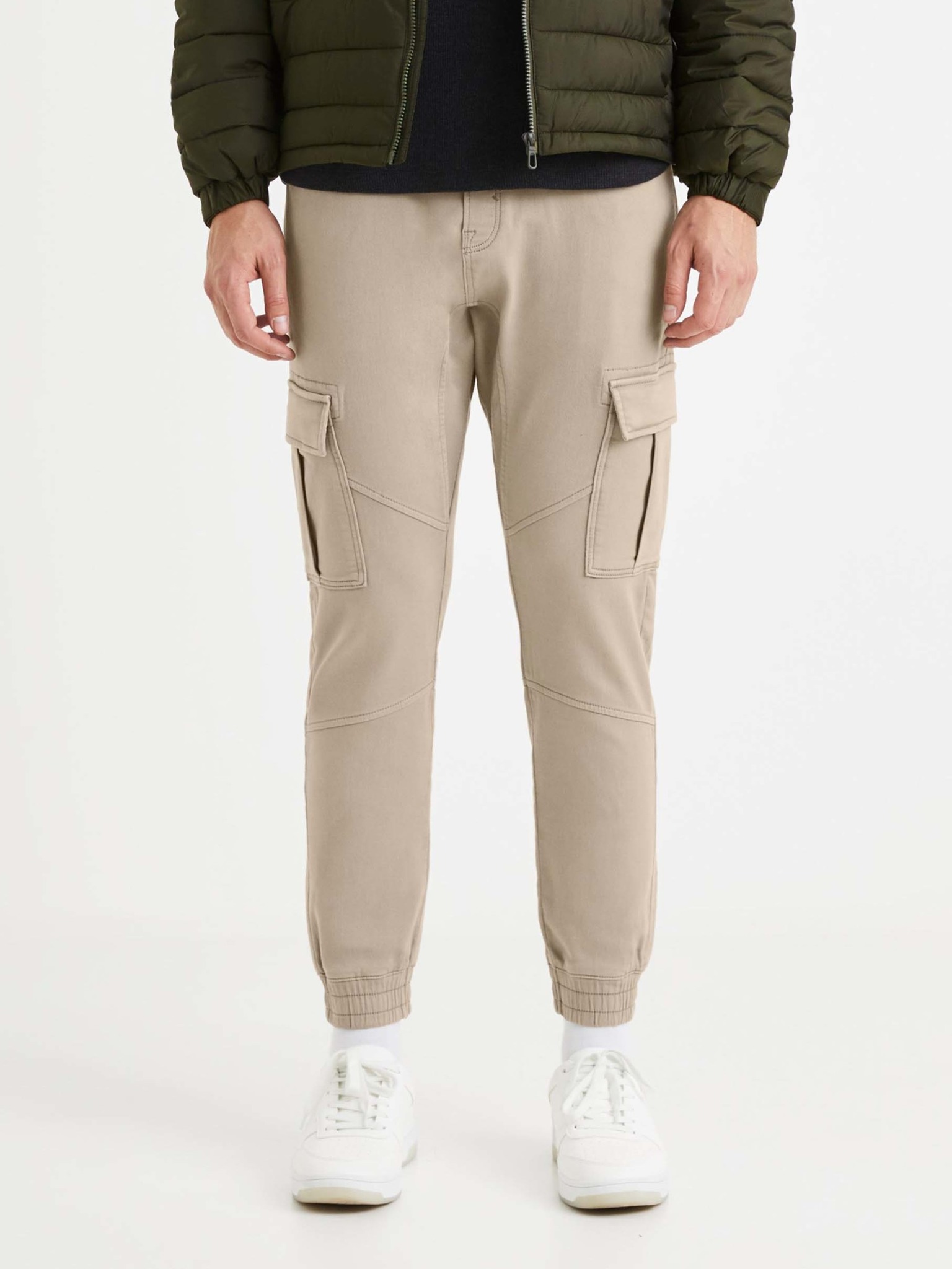Buy CELIO Caramel Solid Cotton Relaxed Fit Mens Casual Trousers  Shoppers  Stop