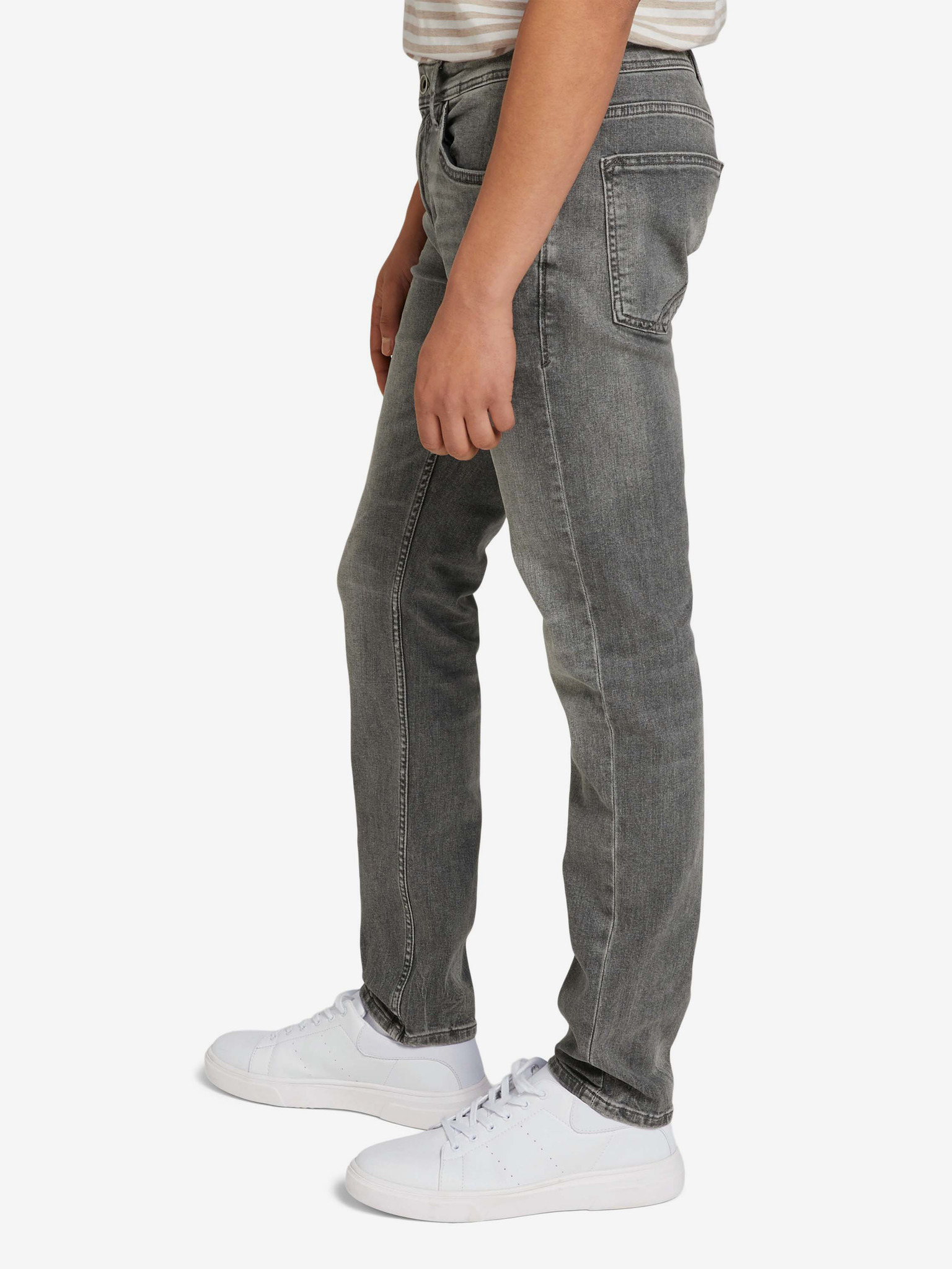 Tom Tailor Alexa Skinny Jeans Women's 28 Zipper Pockets Faded Black Stretch  | eBay