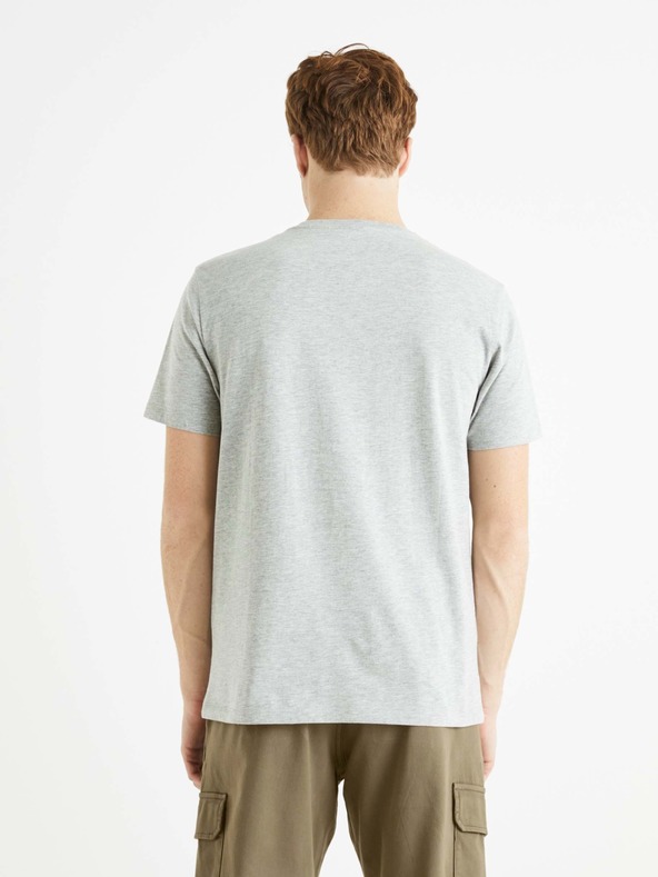 Celio Bedisplay Welcome T-shirt Gris