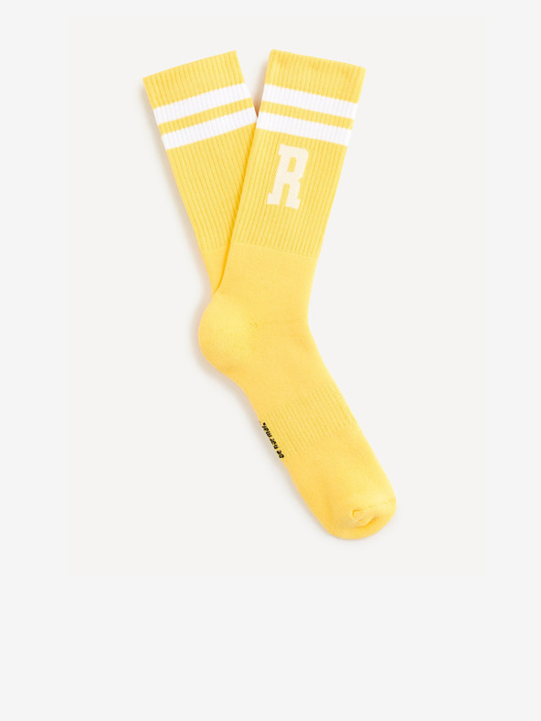 Levně Celio Ponožky Žlutá