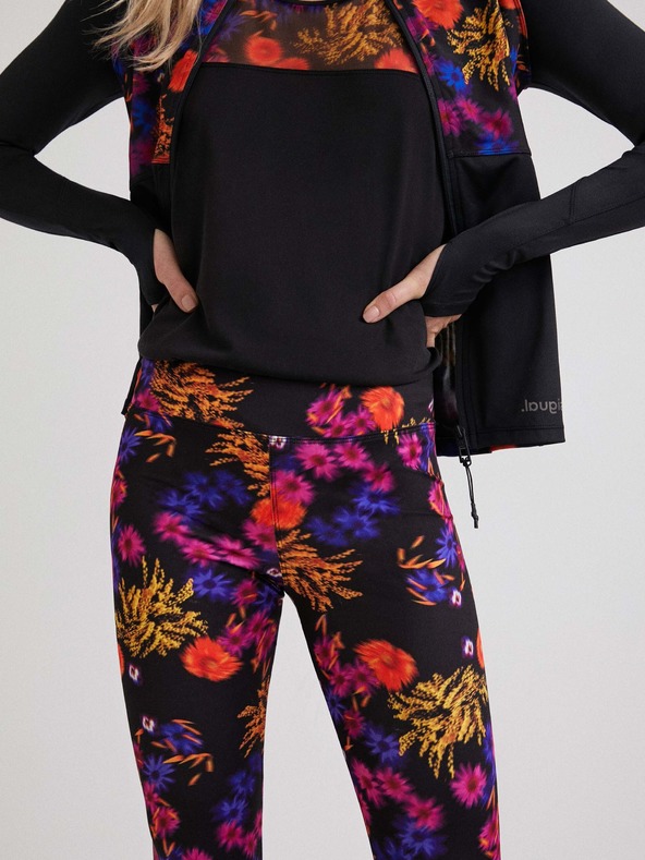 Desigual Run Leggings Negro