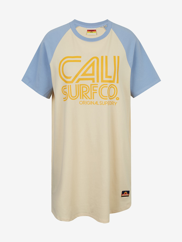 SuperDry Cali Surf Raglan Tshirt Dress Рокля Rozov