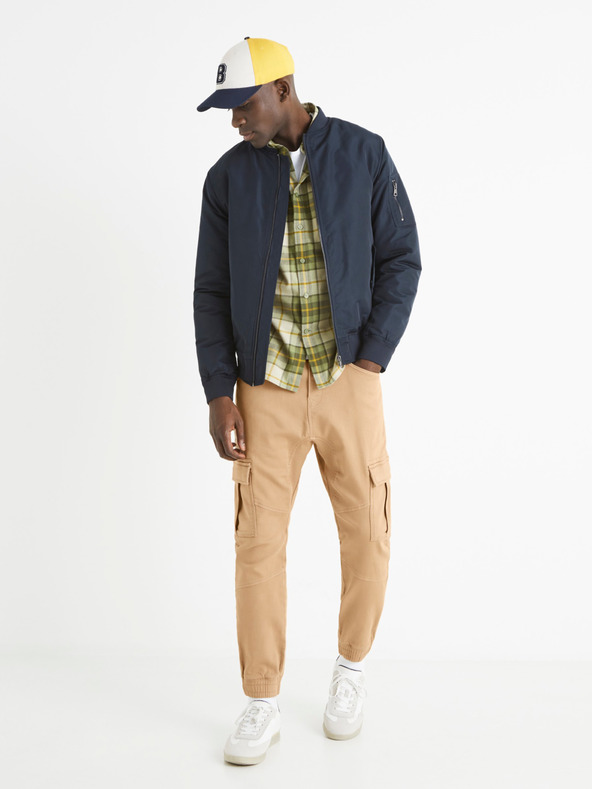 Celio Cargo Trousers Beis