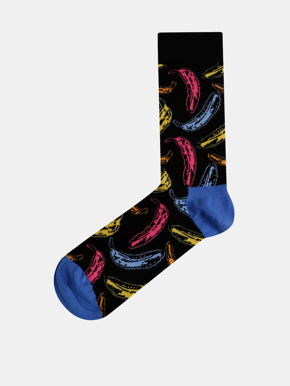 Levně Happy Socks Andy Warhol Banana Ponožky Černá