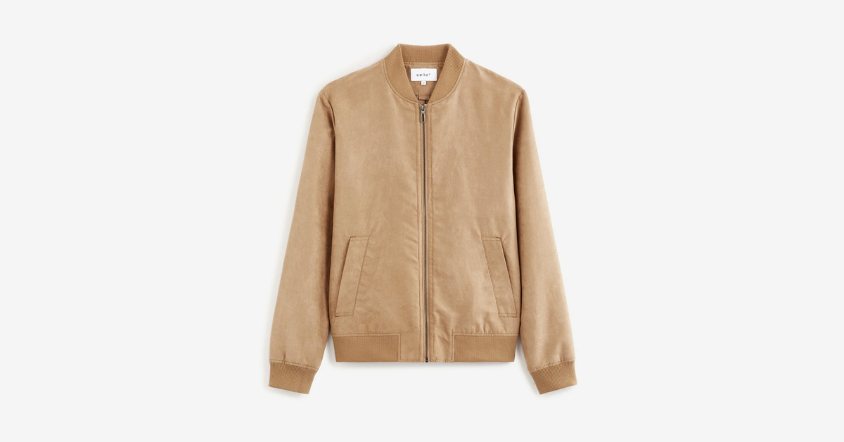 celio brown jacket