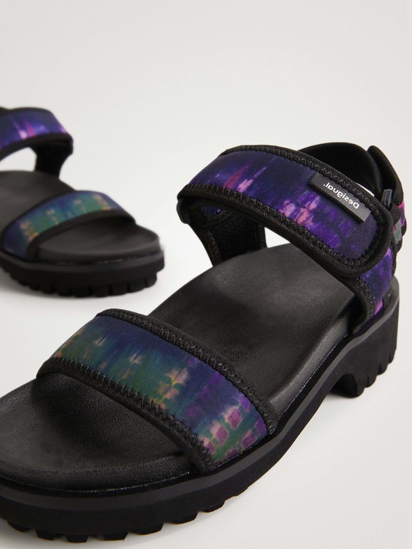 Desigual Track Sandal Sandále Černá