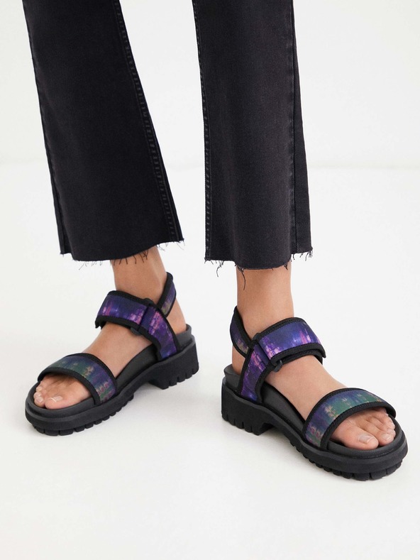 Desigual Track Sandal Sandále Černá