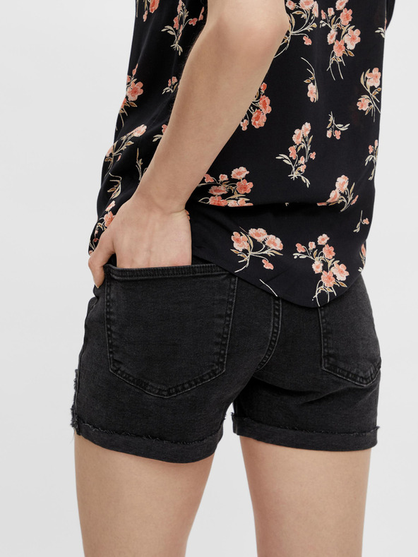 Pieces Lisa Short Pants Negro