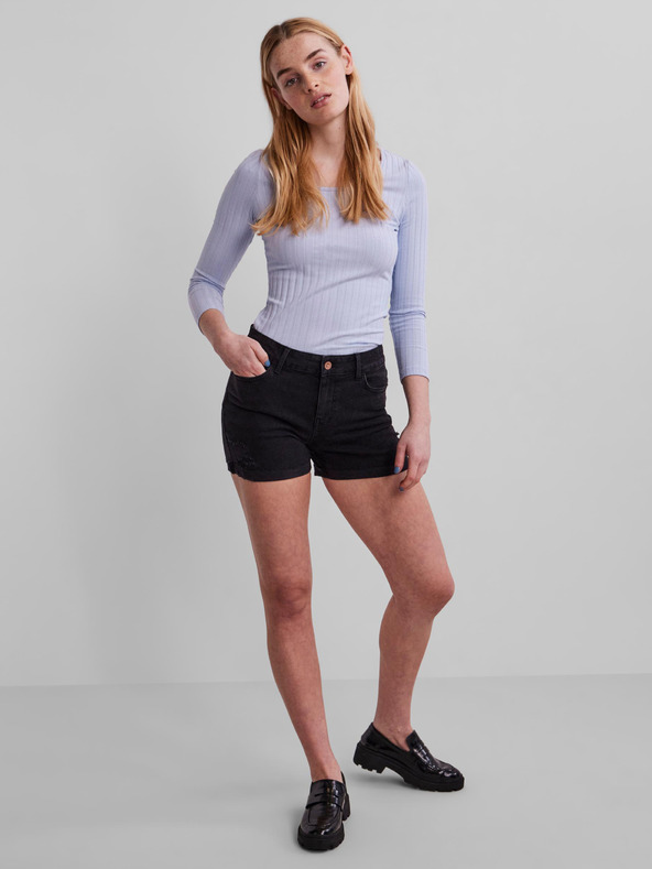 Pieces Lisa Short Pants Negro