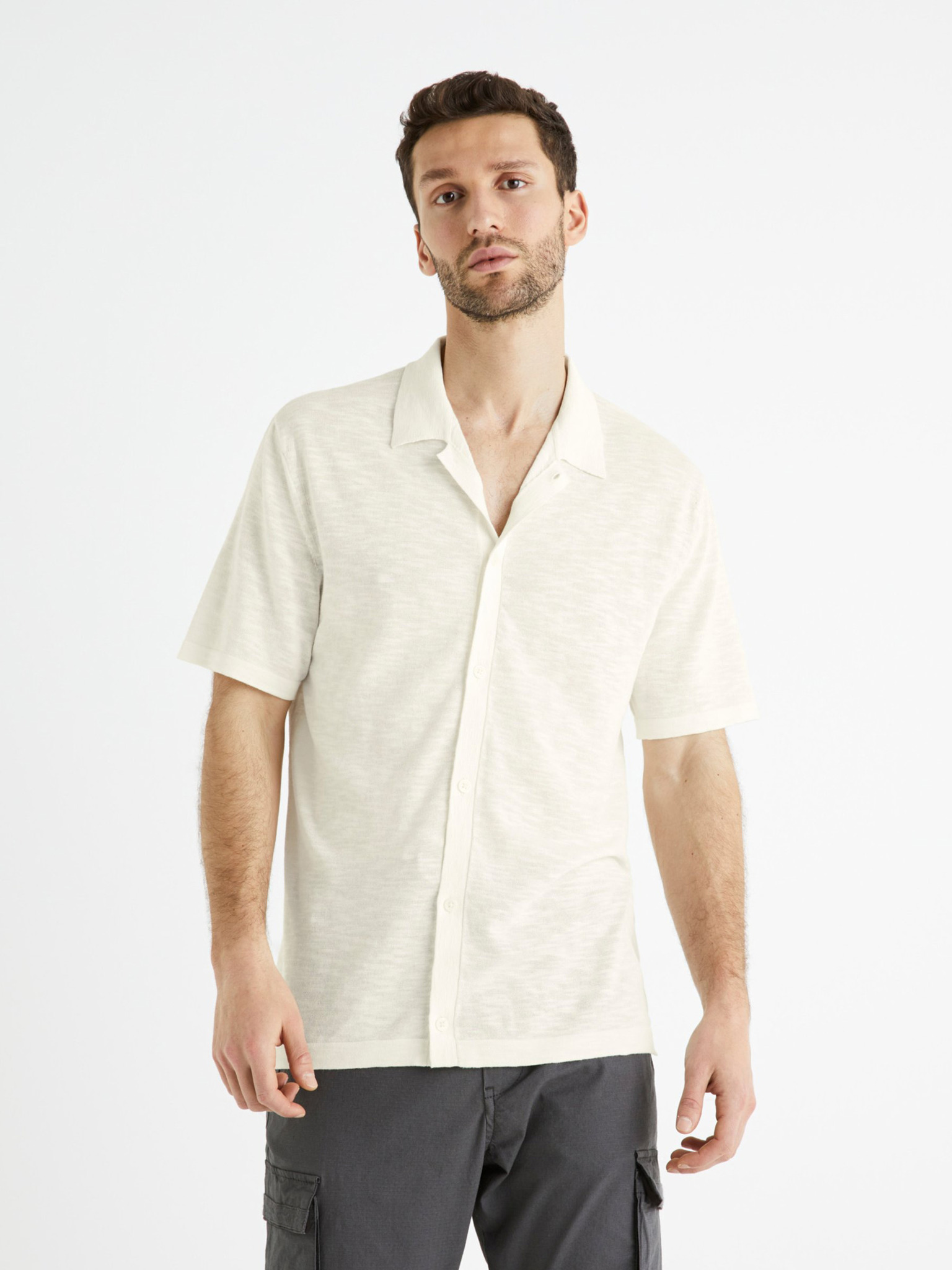Befresh Košile Celio | Bílá | Pánské | XL
