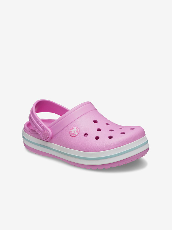 Crocs Pantofle dětské Růžová