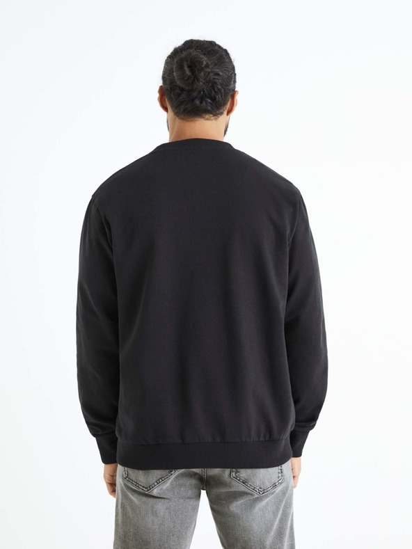 Celio Beprice Sweatshirt Negro