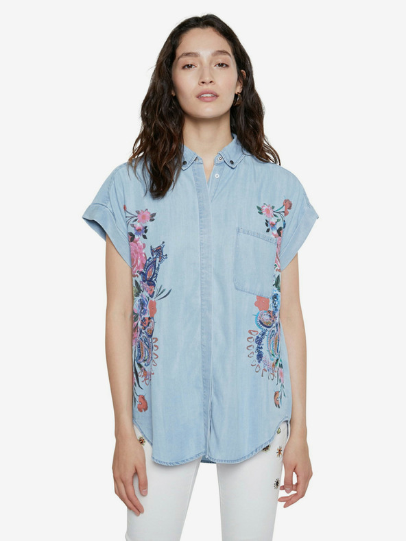 Desigual Cam Sullivan Shirt Azul