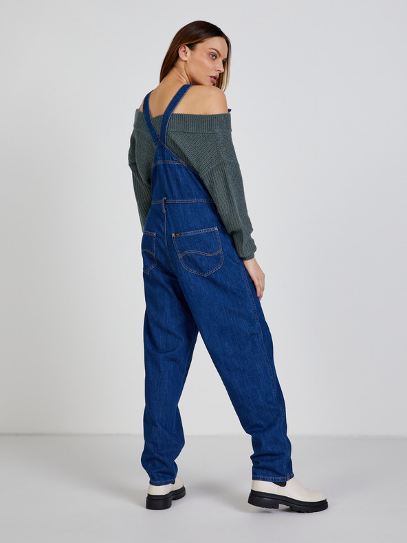 Lee Mom Bib Trousers With Braces Azul