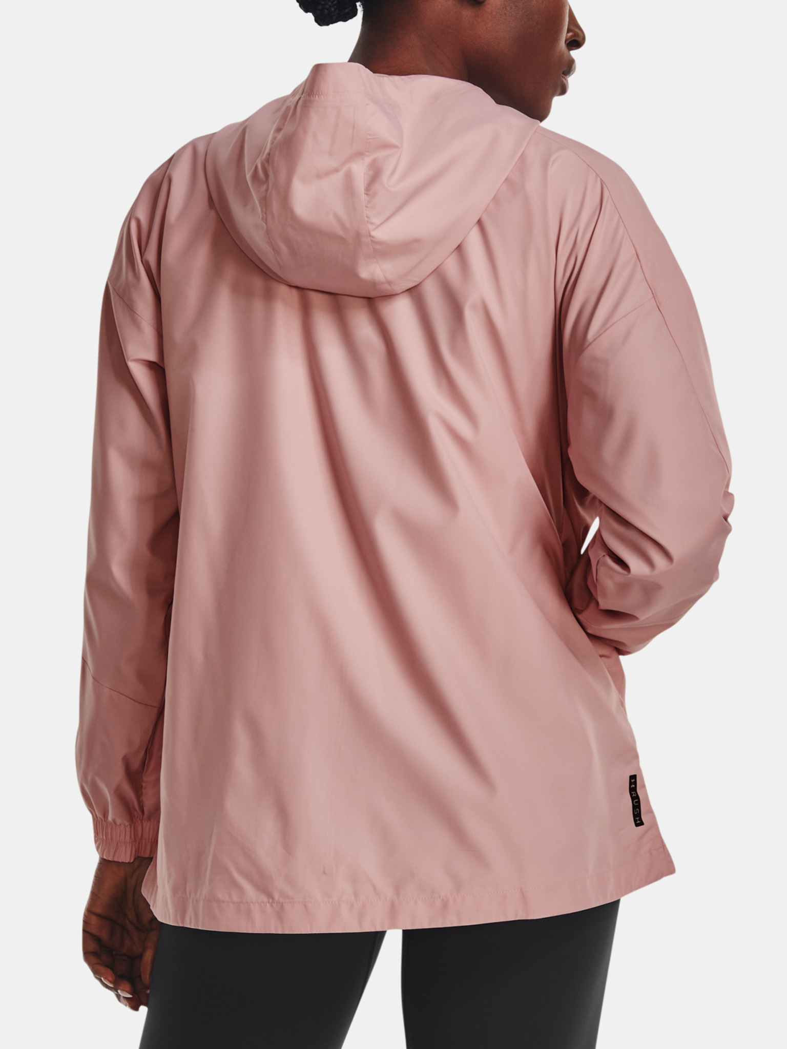 Under Armour Training woven hooded jacket in pink