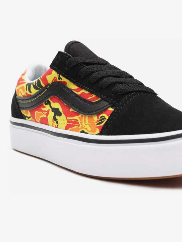 Vans Flame Camo ComfyCush Old Skool Tenisky dětské Černá