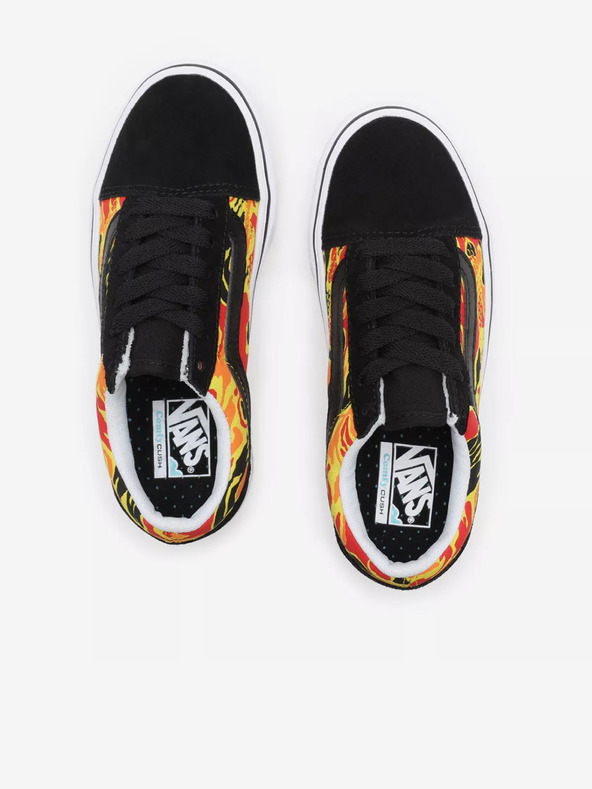 Vans Flame Camo ComfyCush Old Skool Tenisky dětské Černá